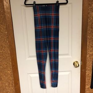 Black Milk Navy Tartan Toasties XS